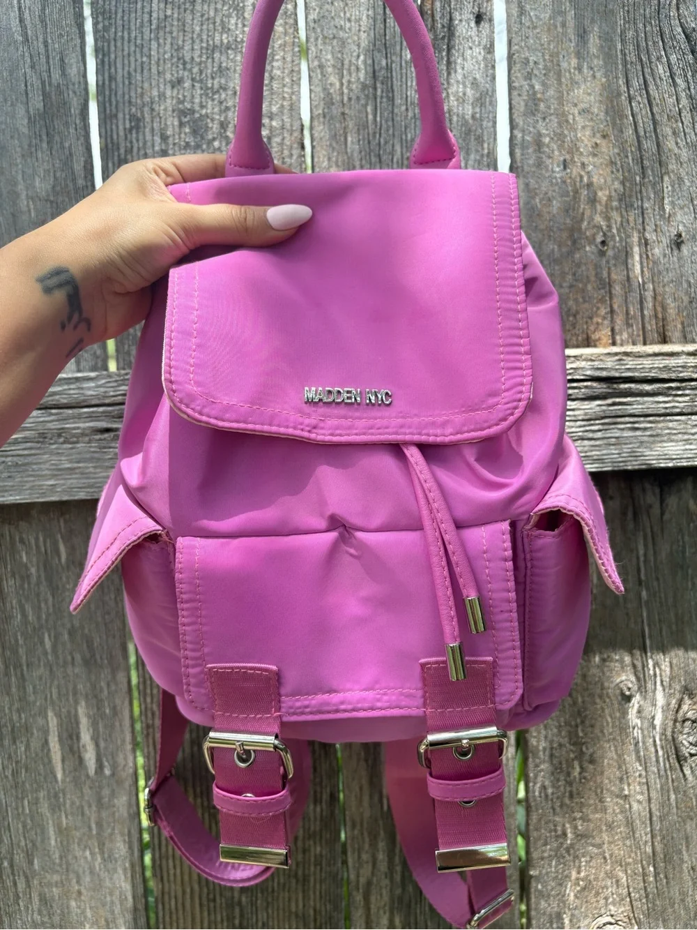 Hot Pink Y2K Madden Backpack